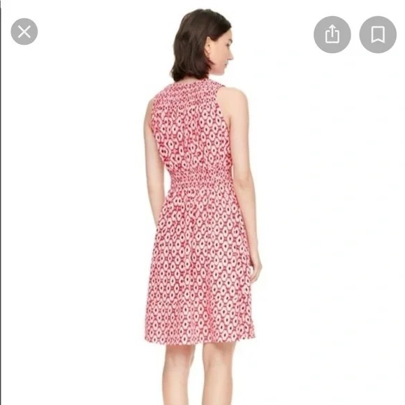 New with tag - Kate spade silk posy ikat elasticated dress - Picture 3 of 9